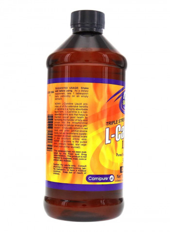 Pack Of 2 Triple Strength L-Carnitine Citrus Liquid 946 ml