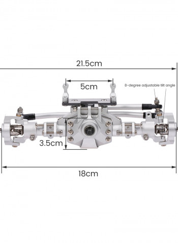 RC Bridge Axle Shaft For Axial SCX10 II 90046 90047 22 x 4 x 7cm