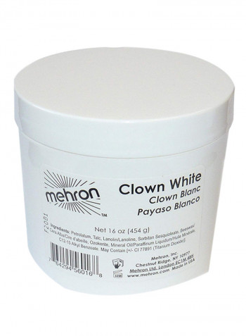 Clown White Professional Makeup White