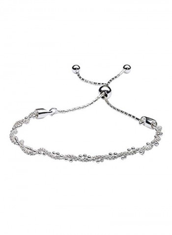 Twist Design 925 Sterling Silver Bracelet