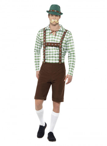 2-Piece Alpine Bavarian Costume Set M