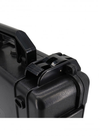 Rugged Waterproof Drone Carrying Case 32 x 12 x 16centimeter Black