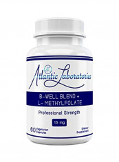 B-Well Blend Plus L-Methylfolate Dietary Supplement 15mg - 60 Capsules