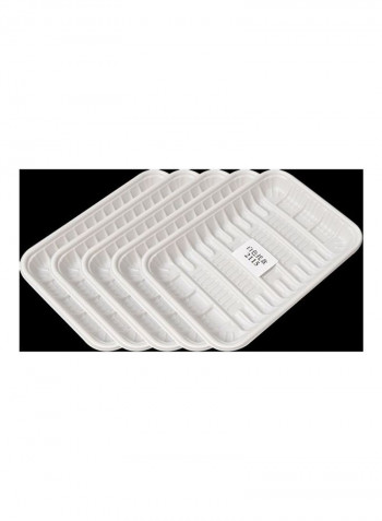 Disposable Plastic Food Packing Box Multicolour