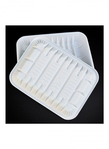 Disposable Plastic Food Packing Box Multicolour