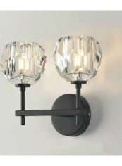 Bedroom Bedside Crystal Wall Lamp Warm White 42*22*22centimeter