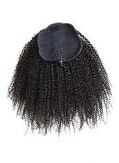 Drawstring Curly Hair Extension Black 16inch reviews Drawstring Curly Hair Extension Black 16inch