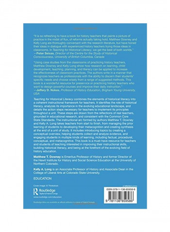 Teaching For Historical Literacy Paperback
