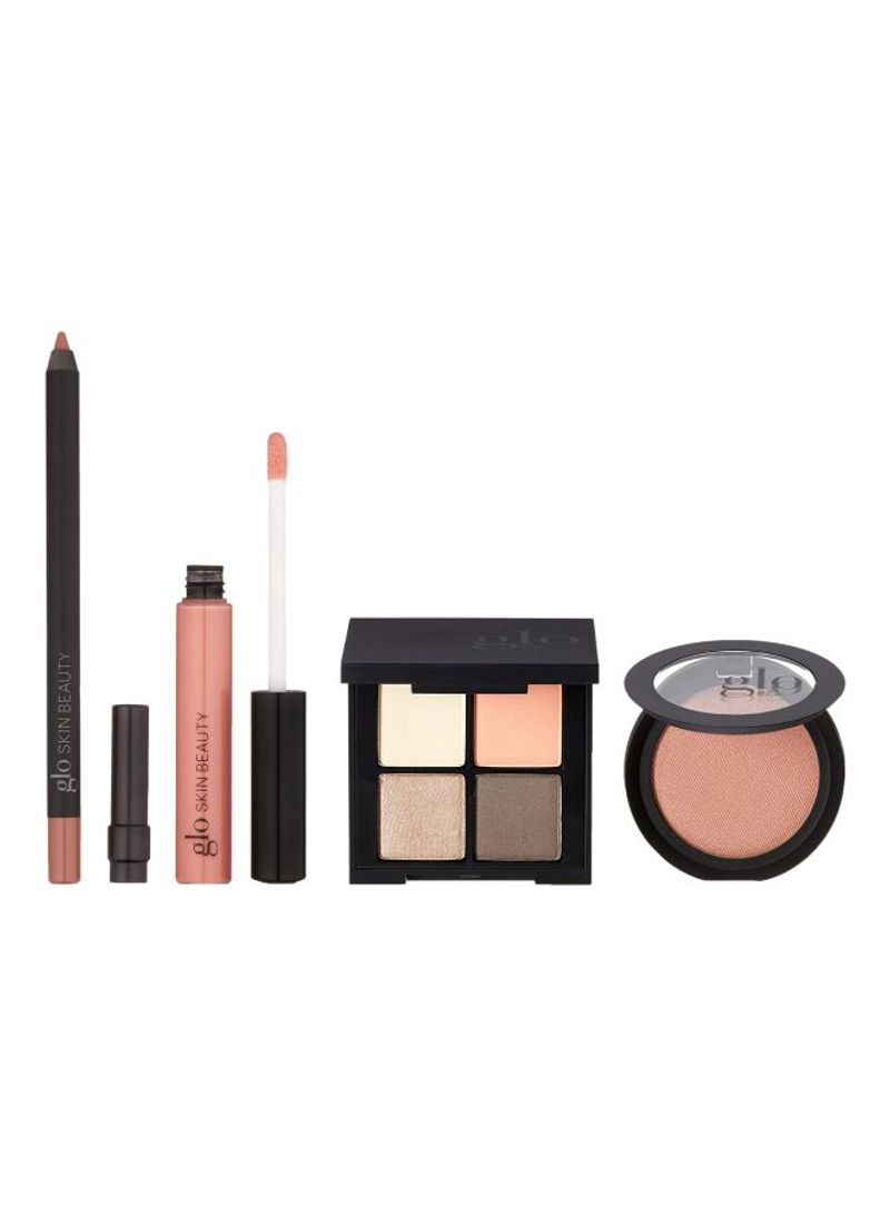 4-Piece Day-To-Night Makeup Kit Multicolour