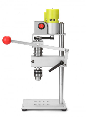 100W Micro Mini Bench Drilling Machine Silver 28.00x17.00x18.00cm