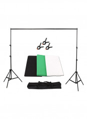 Studio Photography Backdrop Kit Black
