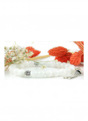 Moonstone Bracelet With Sterling Silver Components