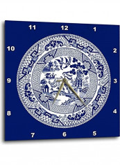 Willow Pattern In Delft Wall Clock White/Blue 13x13inch
