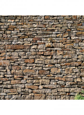 Milano American Stone  Wallpaper Dark Brown/Khaki 400x280centimeter