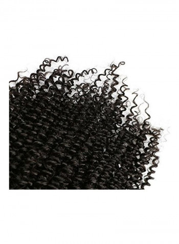 8-Piece Curly Clip in Hair Extensions Black 28inch