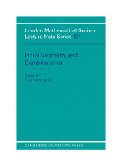Finite Geometry And Combinatorics Paperback