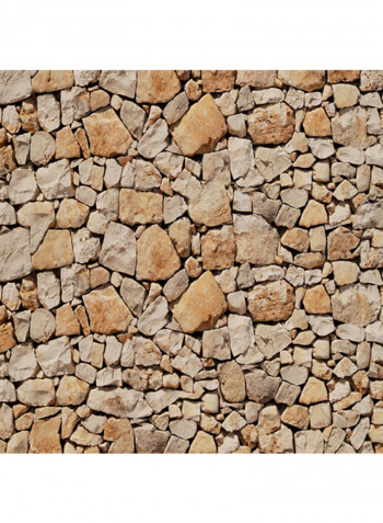Milano Apulia Stonewall Wallpaper Light Brown 400x280centimeter