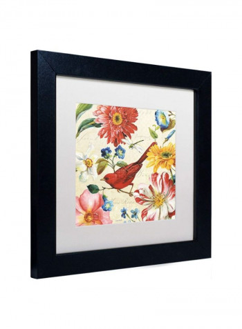 Quince Canvas Wall Art Green/Red 14 x 19inch
