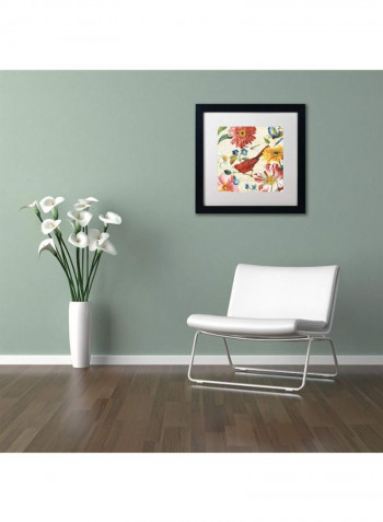 Quince Canvas Wall Art Green/Red 14 x 19inch