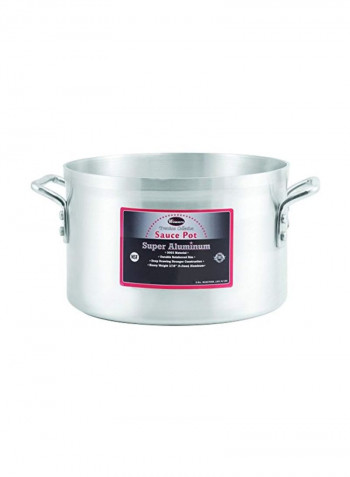Super Aluminum Sauce Pot Silver 14Quart