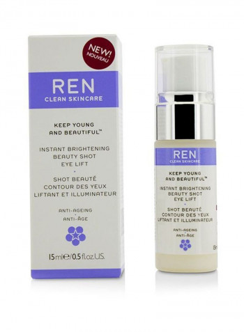 Keep Young And Beautiful Instant Brightening Beauty Shot Eye Lift 15ml