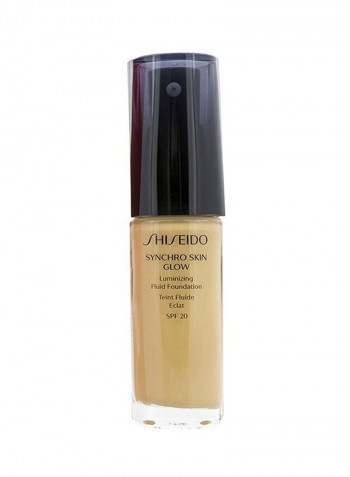 Synchro Skin Glow Luminizing Fluid Foundation SPF20 Golden 3