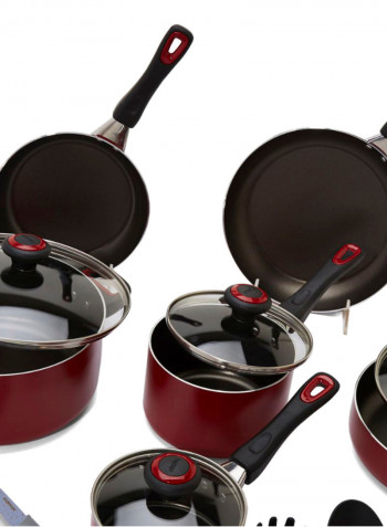 21-Piece Non-Stick Cookware Set Multicolour