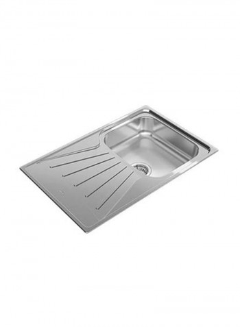 Starbright 45 E-Xn 1B 1D Inset Reversible 1 Bowl Sink With Matt Finish Stainless Steel 860x500mmmm