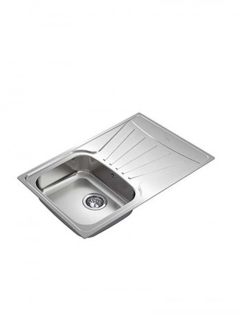 Starbright 45 E-Xn 1B 1D Inset Reversible 1 Bowl Sink With Matt Finish Stainless Steel 860x500mmmm