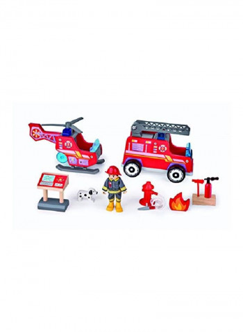 13-Piece Fire Station Playset E3023