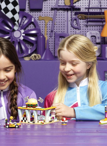 345-Piece Friends Drifting Diner Building Toy Set
