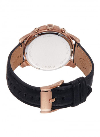 Men's Leather Chronograph Wrist Watch FS5085