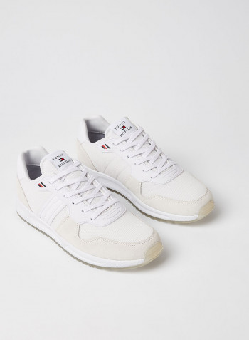 Suede Sneakers White