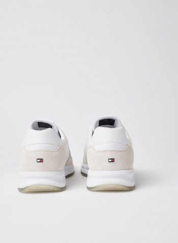 Suede Sneakers White