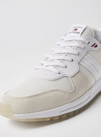 Suede Sneakers White