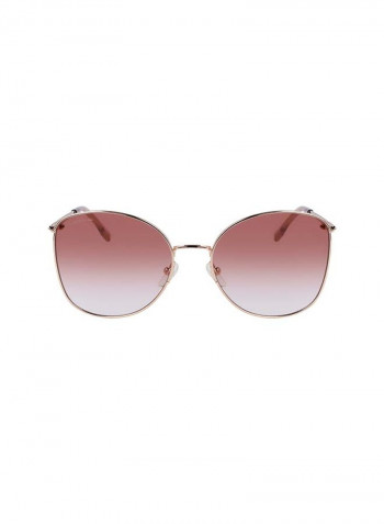 Women's Full-Rim Metal Butterfly Sunglasses - Lens Size: 59 mm