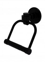 Continental Collection 2 Post Tissue Toilet Paper Holder Matte Black 5.5x5x6inch