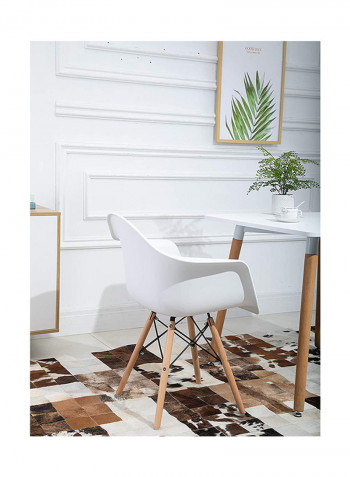 Dining Table And Arm Chair Set Black