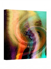 Signs Of Life Gallery Wrapped Canvas Wall Art Multicolour 14 x 14inch