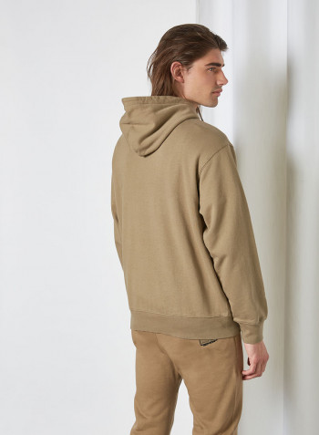 Solid Hoodie Olive