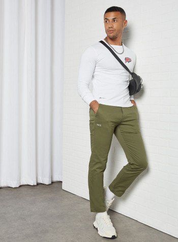 Basic Chino Pants Khaki