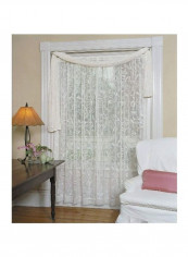 Coventry Window Shade Scarf Curtain Ivory 126x45inch