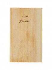 4-Piece Cedar Grilling Plank Set Beige 12x7x0.2inch