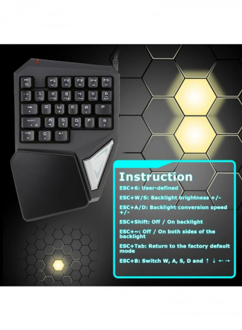 High Grade Mechanical Gaming Keyboard Black