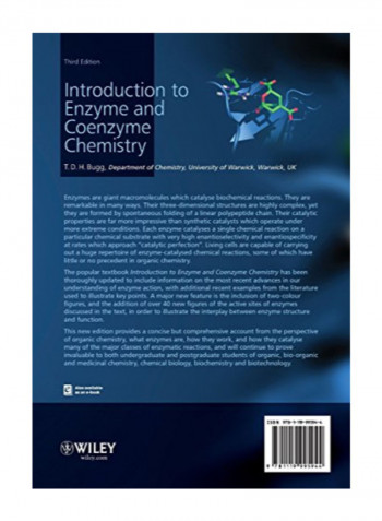 Introduction To Enzyme And Coenzyme Chemistry Paperback