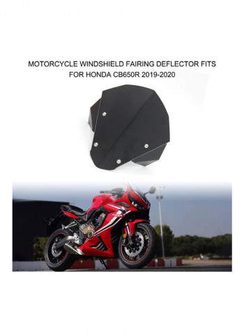 Motorcycle Windshield Fairing Aluminum Kit For Honda CB650R 2019-2020