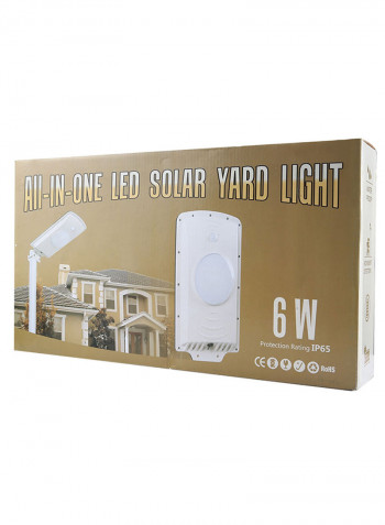 Outdoor Solar Light Beige 46x25x8centimeter