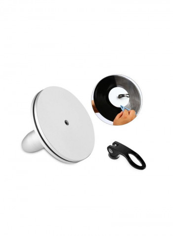 Record Cleaner Clamp With Cleaning Box