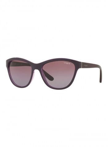Women's Oval Sunglasses - Lens Size: 57 mm