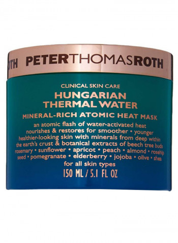 Hungarian Thermal Water Mineral Rich Atomic Heat Mask 5.1ounce